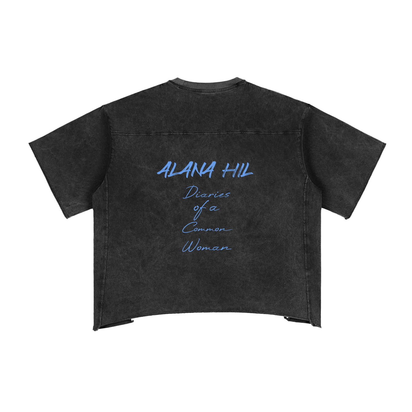 Raw Edge Snow Washed Boxy T-Shirt