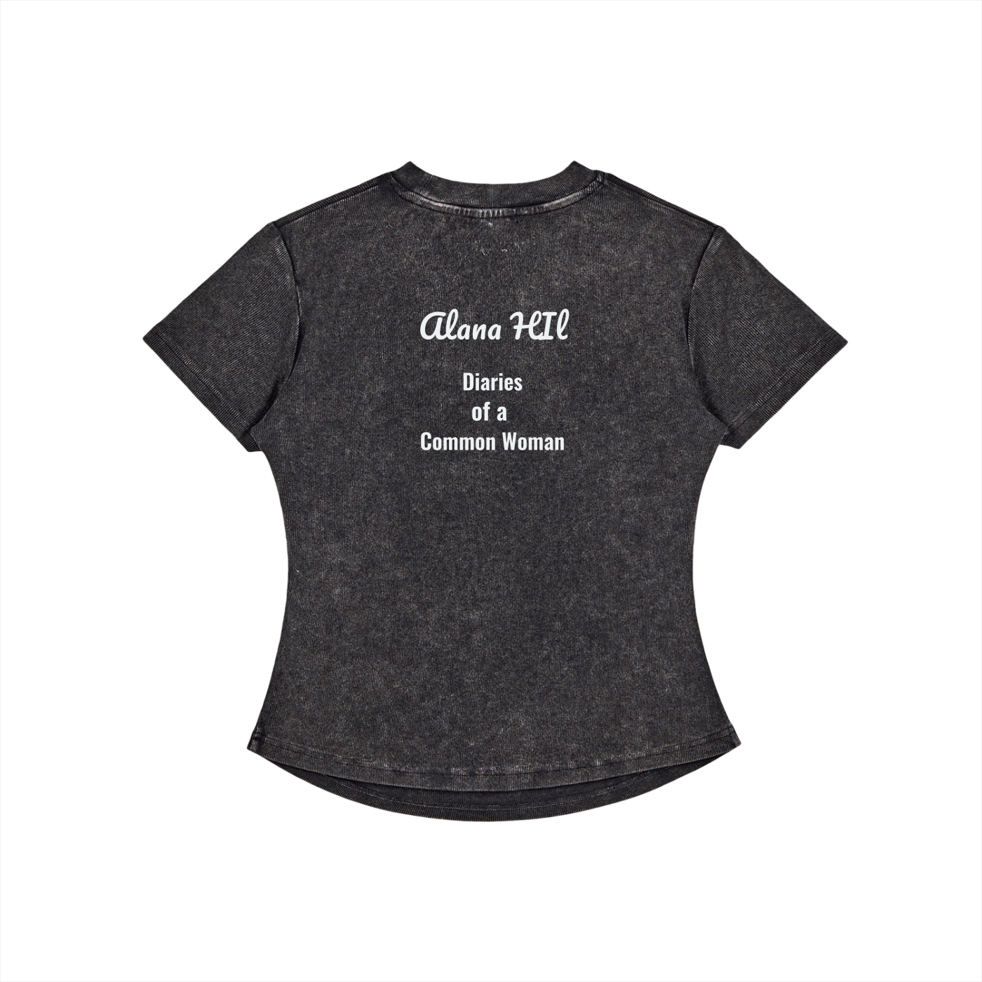 Vintage Washed Bodycon Cotton T-Shirt